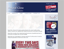 Tablet Screenshot of naturalglow.co.nz